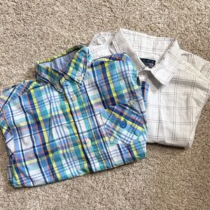 Boys size 6 long sleeve dress shirts
